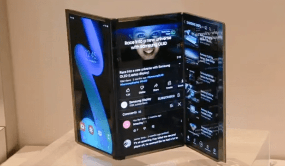 Teléfono tríptico: Innovación para reavivar el mercado de los plegables